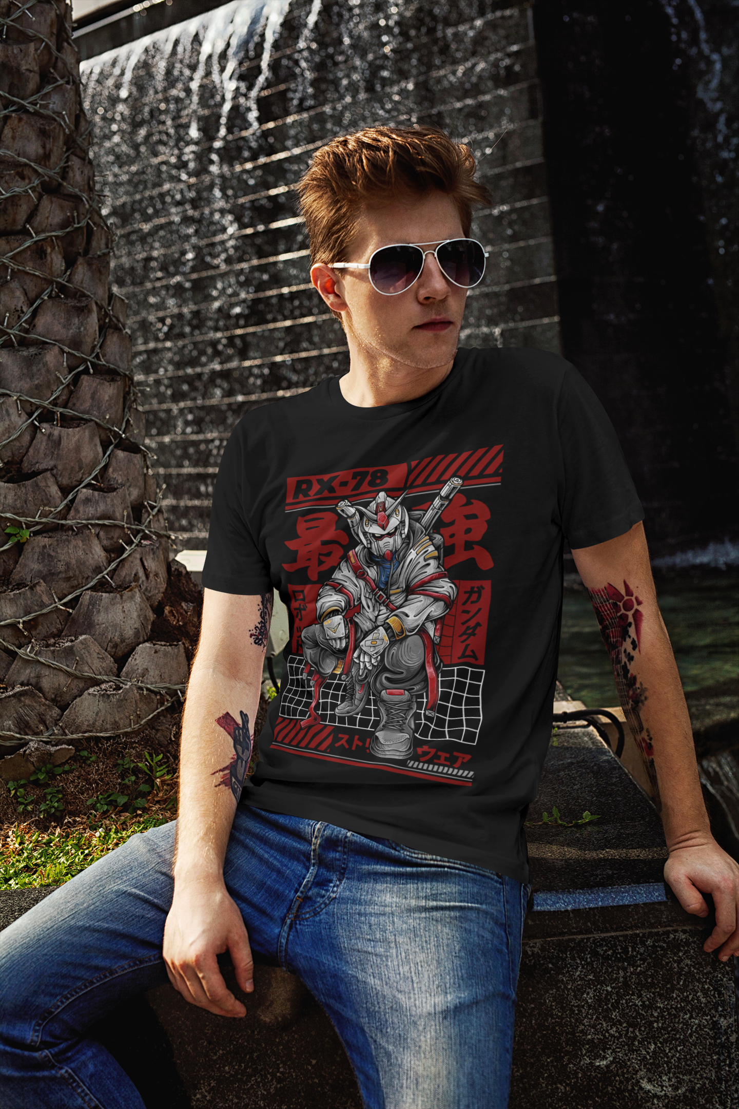 Mobile Suit Gundam RX-78 Cool Casual Style Vintage Design Unisex T-Shirt